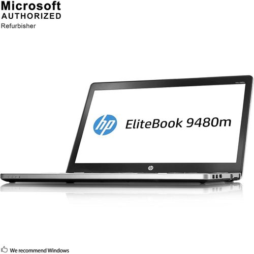 Hp EliteBook Folio 9480M 14in Intel Core i5 8GB 500GB HDD Windows 10 Professional (Renewed)-Grey/Silver
