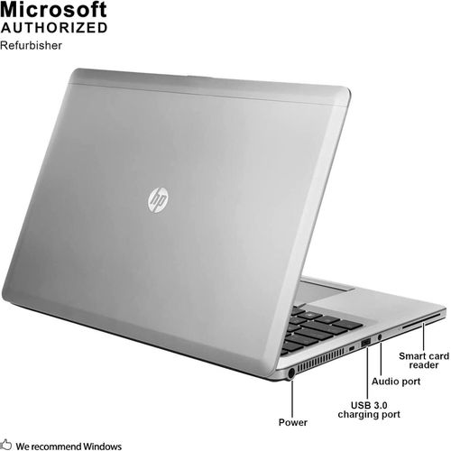 Hp EliteBook Folio 9480M 14in Intel Core i5 8GB 500GB HDD Windows 10 Professional (Renewed)-Grey/Silver
