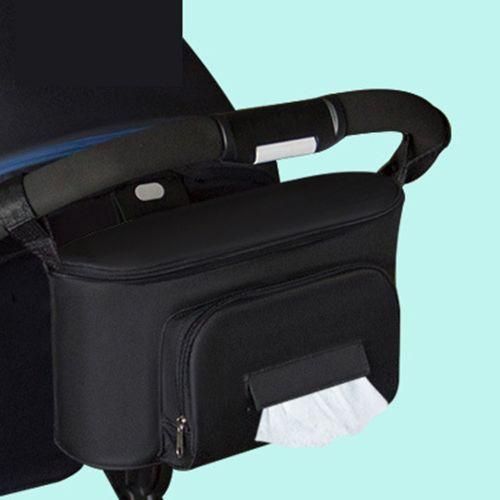 Baby Stroller Bag Organizer Bag Soild Color Mama Carriage