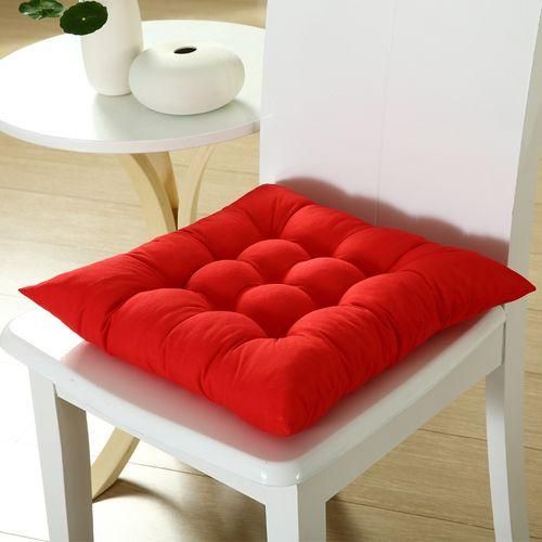 Hot Selling Thick Solid Color Brushed Chair Cushion Tatami