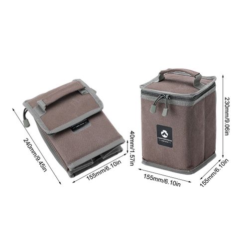CAPMINGMOON Outdoor Gases Cylinder Carrying Bag Camping