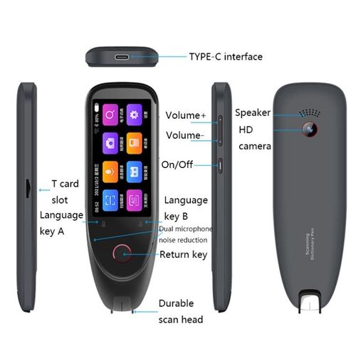 Multifunctional Photo Scanning Dictionary Pen S50 Black