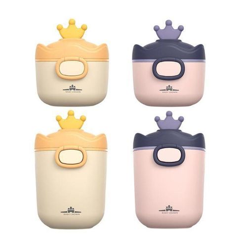 Formula Dispenser Snack Cups With Carry Handle For Outdoor Yellow S