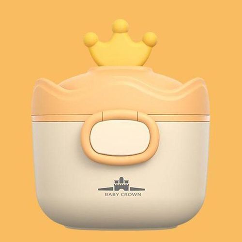 Formula Dispenser Snack Cups With Carry Handle For Outdoor Yellow S