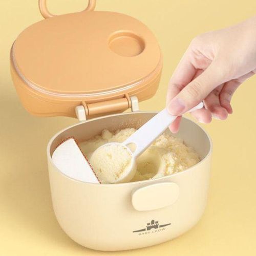 Formula Dispenser Snack Cups With Carry Handle For Outdoor Yellow S