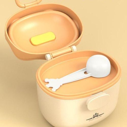 Formula Dispenser Snack Cups With Carry Handle For Outdoor Yellow S