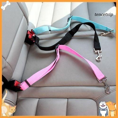 Vip Dog Cat Car Safety Seat Belt Harness Adjustable Travel Restraint Lead Leash
