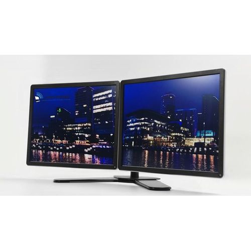 DELL Refurbished Complete Set Desktop Dual Monitor CPU Optiplex 7040/7050/7060/3060 8gb RAM 500GB HDD I5 Processor With Free WiFi Card-Black