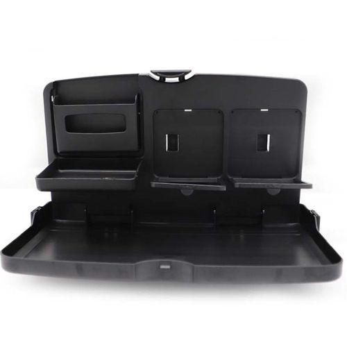 Multifunctional Car Back Seat Dinner Plate Foldable Storing Car Holder Drinks Cup Holder Auto Interior Organizers