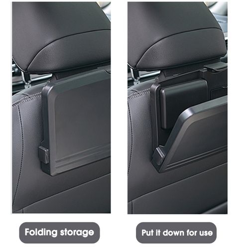 Multifunctional Car Back Seat Dinner Plate Foldable Storing Car Holder Drinks Cup Holder Auto Interior Organizers
