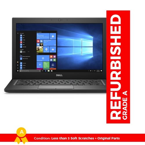 DELL Latitude 7280,12.5" Core I5, 4GB,256GB SSD-Refurbished-Black (6MTHS WRTY)