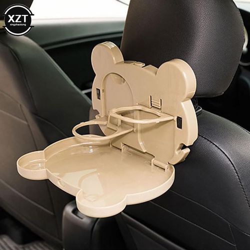 Multifunction Cartoon Shaped Folding Auto Car Back Seat Table Drinks Baby Dinner Plate The Car Tray Car Cup Holder