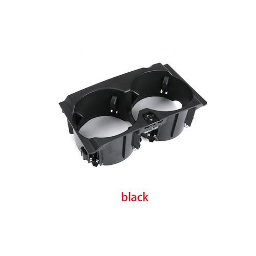 Black Carbon Fibre Car Front Center Console Water Cup Holder Insert Frame For Mercedes Benz W212 E-Class 2009-2015 2126800110