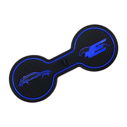 Non-Slip Car Cup Coaster Slot Pad For Mustang Mach-E Gt 2021 2022 2023 Year Anti-Slip Mat Pocket Mat Interior Cup Holder Pad