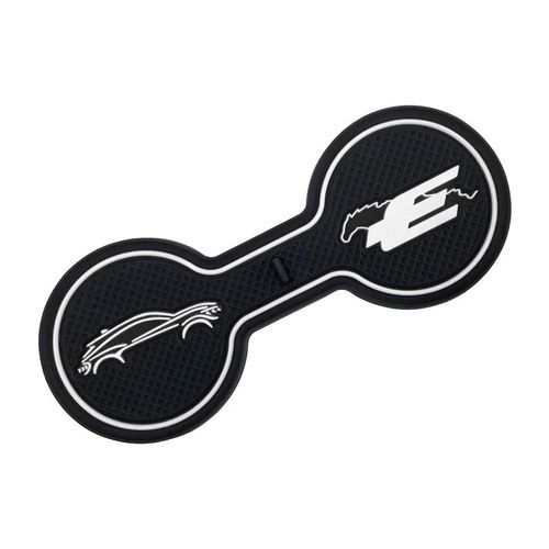 Non-Slip Car Cup Coaster Slot Pad For Mustang Mach-E Gt 2021 2022 2023 Year Anti-Slip Mat Pocket Mat Interior Cup Holder Pad