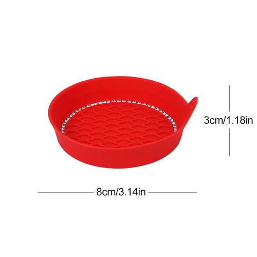 Diamond Rhinestone Bling Decoration Anti-Skid Rubber Cup Bottle Mat New Non-Slip Water Cup Pad Car Coaster Accessories