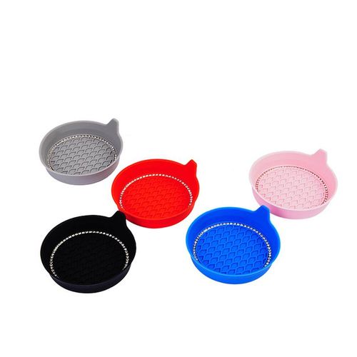 Diamond Rhinestone Bling Decoration Anti-Skid Rubber Cup Bottle Mat New Non-Slip Water Cup Pad Car Coaster Accessories