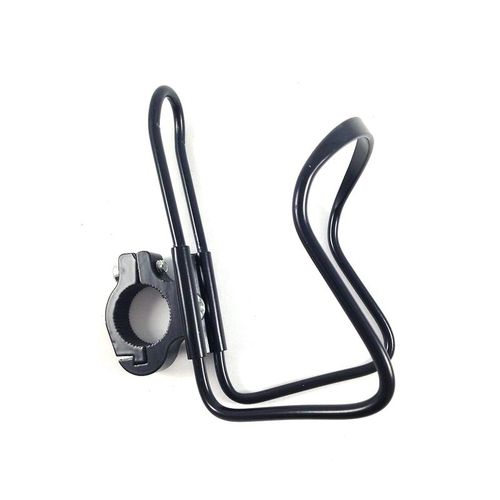 Black Buckle Motorcycle Aluminum Alloy Water Cup Holder Exterior Parts Car Tool
