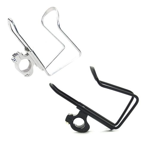 Black Buckle Motorcycle Aluminum Alloy Water Cup Holder Exterior Parts Car Tool