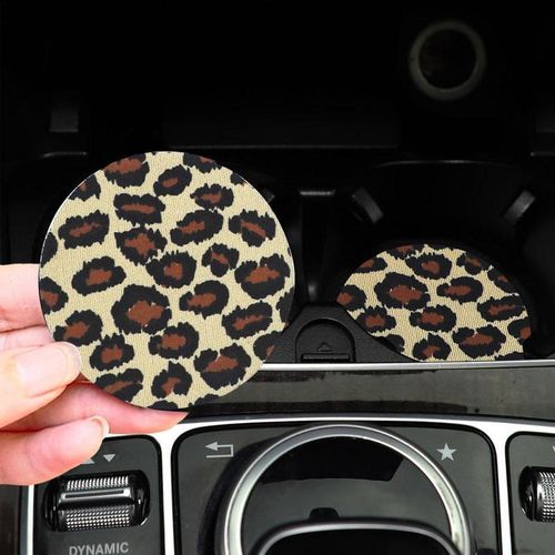 Car Cup Holder Coaster Vehicle Anti-Slip Water Cup Bottle Pad Mat Waterproof Auto Interior Decoration Car Styling Accessories