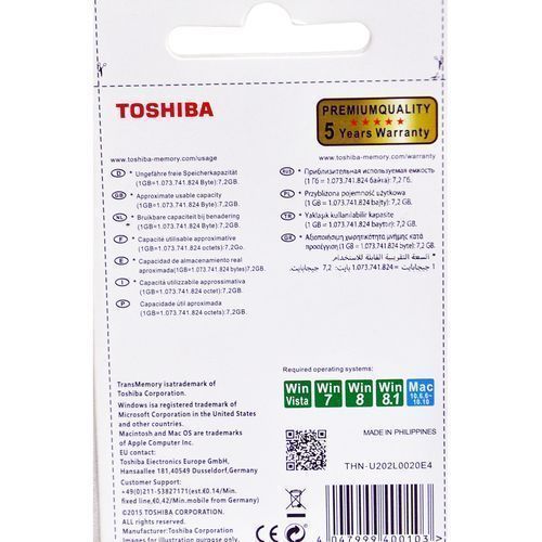 Toshiba 16GB Flash Disk - White