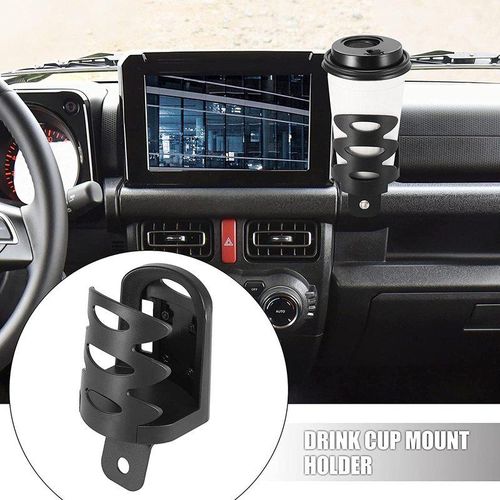 Car Water Cup Holder Phone Bottle Drink Stand Organizer Interior Dashboard Bracket For Suzuki Jimny 2019-2021 Jb74 Jb64 Jb43
