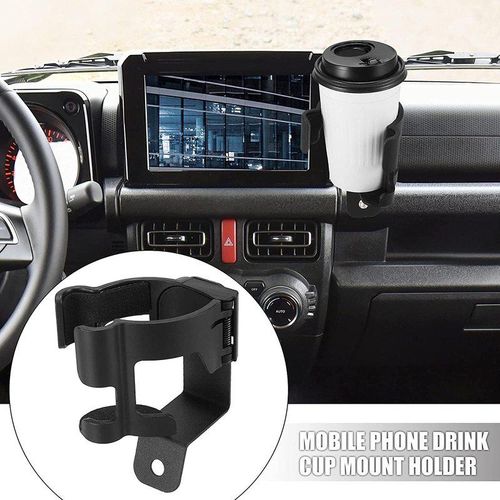 Car Water Cup Holder Phone Bottle Drink Stand Organizer Interior Dashboard Bracket For Suzuki Jimny 2019-2021 Jb74 Jb64 Jb43