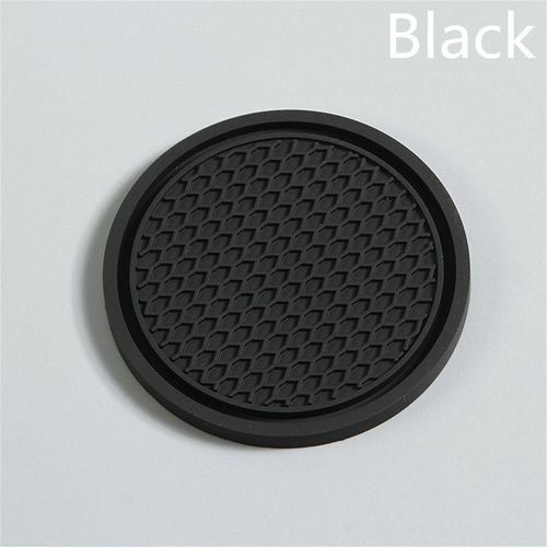 Car Cup Coaster Non-Slip Cup Holder Mat Water Cup Slot Embedded In Ornaments Coaster Silicone Pads Auto Interior Accessories