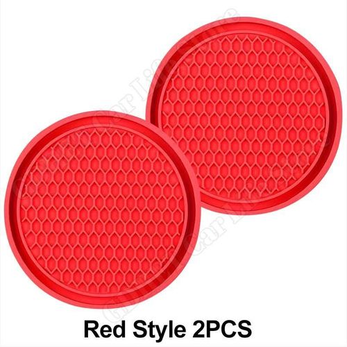 Car Cup Holder Coaster Bling Anti Slip Water Cup Holder Insert Pad Round Waterproof Mat Universal Car Interior Accessories