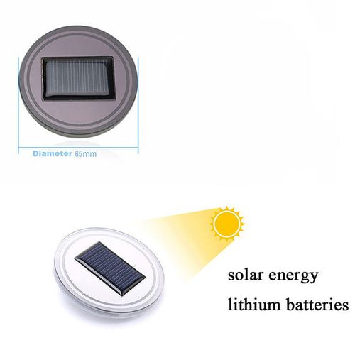 Led Coaster Solar Energy Mug Mat Mug Pad Cup Pad Cup Mat For Vehicle