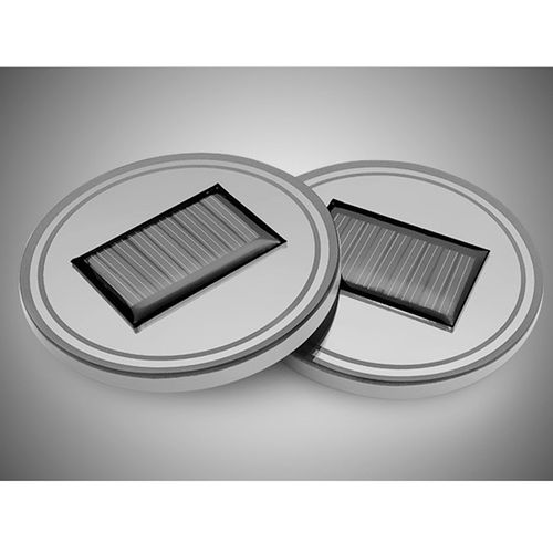 Led Coaster Solar Energy Mug Mat Mug Pad Cup Pad Cup Mat For Vehicle