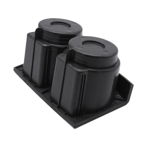 Auto Water Cup Holder For Nissan-Patrol Y61 Cover Pad Insert Center Console Slot Anti-Skid Cup Double Hole Holder Cover