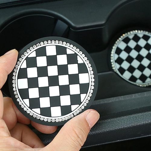 Car Cup Coaster Auto Car Cup Holder Insert Coasters Silicone Anti-Slip Coasters Pads Universal Vehicle Interior Accessories
