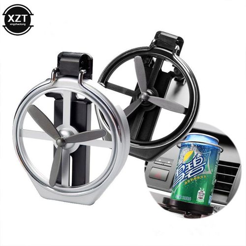 1pcs Universal Folding Cup Holder Auto Car Air-Outlet Drink Holder With Fan Car Beverage Bottle Cup Car Frame Car Accessories