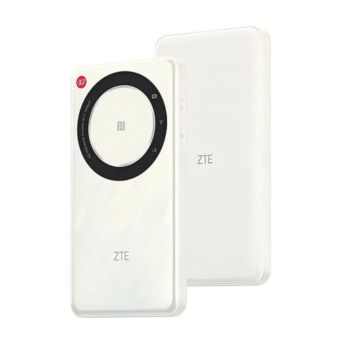 ZTE 5G Portable WiFi Mobile Router U30 Air,Intelligent Dual Network up to 650Mbps NFC One Touch Connect 4500mAh Large Battery Unlock Global version White