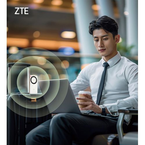ZTE 5G Portable WiFi Mobile Router U30 Air,Intelligent Dual Network up to 650Mbps NFC One Touch Connect 4500mAh Large Battery Unlock Global version White