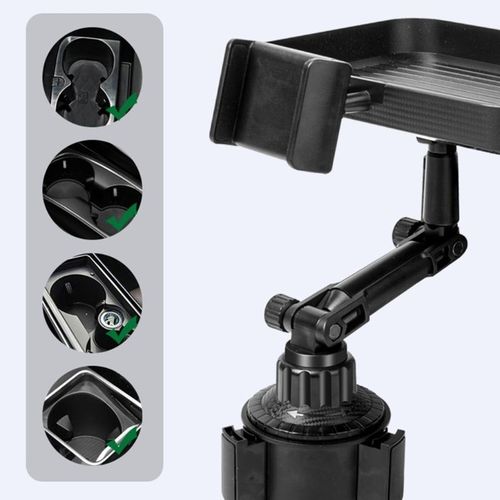 Car Food Tray Rotatable Car Trays For Eating In Parked Car Car Desk For Lap Car Cup Holder Tray