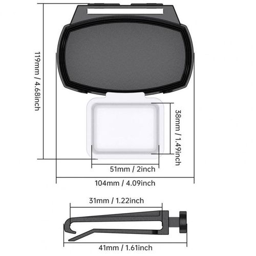 Car Air Vent French Fries Holder With Seasoning Box Universal Car Air Outlet Snacks Storage Case Auto Accessories