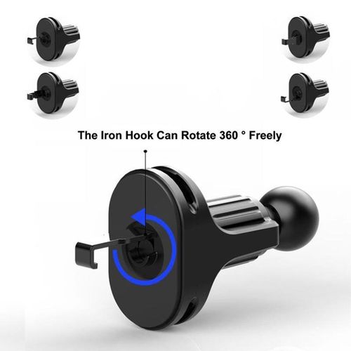 Car Air Vent Mount Clip Adapter Phone Holder Stand Car Charger Extension Support Bracket Universal 17mm 13mm 15mm Ball Head Base