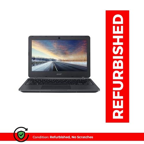 Acer Travel Mate Intel Celeron 4GB RAM, 128GB SSD (Refurbished) - Black