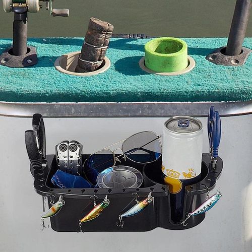 Marine Storage Caddy Box Can Cup Holder Phone Drink Box Organizer Boat Marine Yacht Boat Accessories Fishing Parts 2pcs Abs