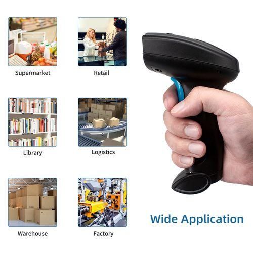1D Barcode Scanner Handheld USB Wired Bar Code Reader