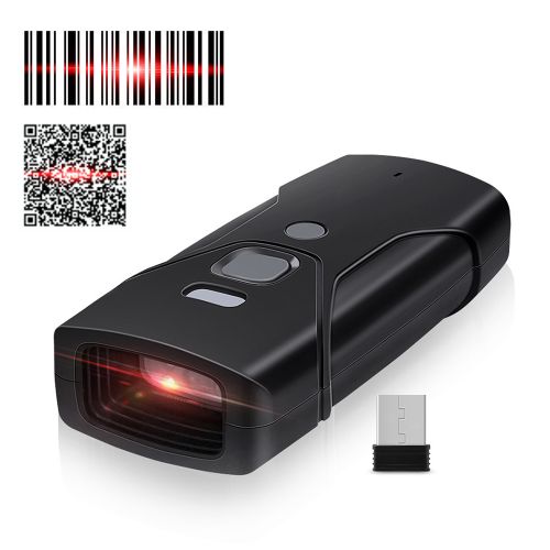 Portable Handheld Barcode Scanner Wired+2.4G+BT Three-mode