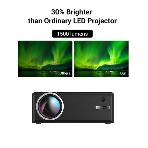 Cheerlux C8 1800 Lumens 1080P HD WiFi Smart Projector