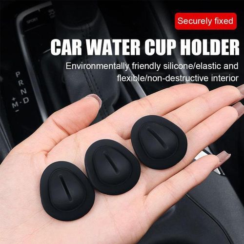2/3/8pcs Universal Car Water Cup Holder Insert Silicone Stabilizer Auto Shock Absorption Sper For Bottle Glass Accessori K3l7
