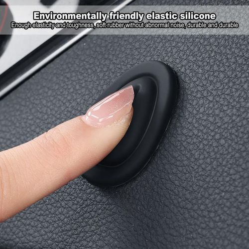 6pcs Universal Car Water Cup Holder Insert Silicone Stabilizer Auto Shock Absorption Sper For Bottle Glass Accessories