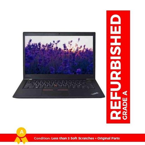 Lenovo Refurbished ThinkPad T470s/ T460s 14 Inch, Core I5 ,8GB Ram, 256GB SSD, Windows 10 - Black (6MTHS WRTY)