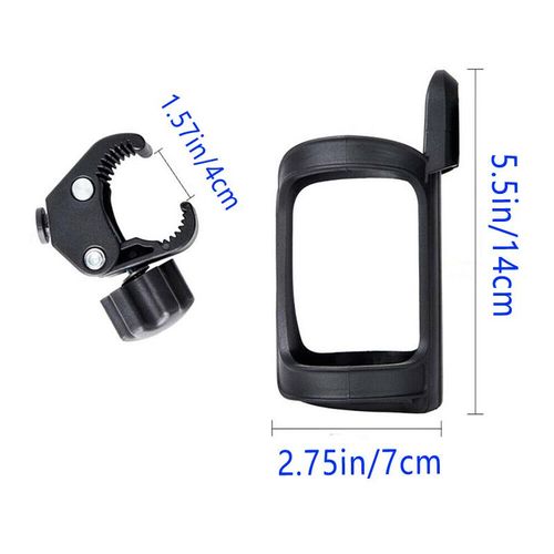 Universal Drink Holder Pvc Black Water Cup Holder Bracket For Baby Buggies/umbrella Buggies/children's Tricycles/bicycles