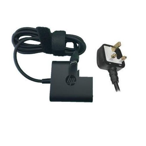 Hp Type C Charger/Adapter(Original)-Black