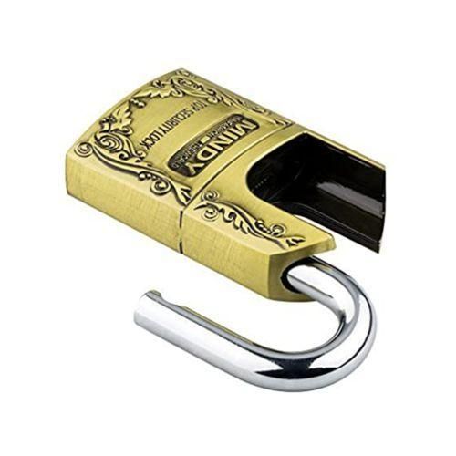 Mindy Anti-Theft Hard Steel Keyed Security Padlock - Golden